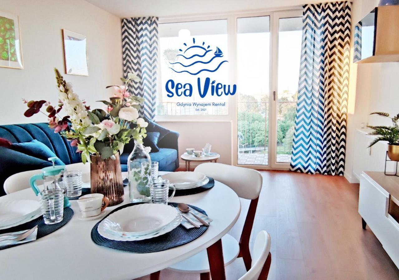 Sea View Mieszknie Na Wynajem Gdynia Z Widokiem Na Morze Dworzec Centrum Exteriör bild
